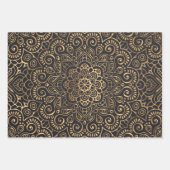 gouden pracht inpakpapier vel (Voorkant 2)