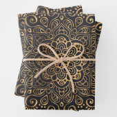 gouden pracht inpakpapier vel (In situ)