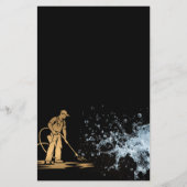 Gouden Professionele Druk Wassen Macht Wassen Flyer (Achterkant)