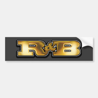 Gouden R&B Bumpersticker
