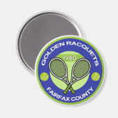 Gouden Rackets Magneet (Voorkant / Achterkant)