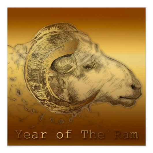 Gouden Ram - 2015 RAM Jaar - Perfect Poster (Voorkant)