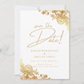 GOUDEN RAND Budget All-in1 Trouwkaart Save the Dat Kaart (Voorkant)