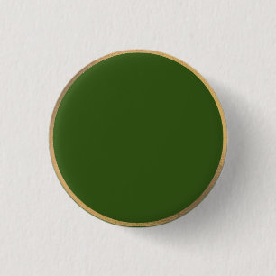 Gouden rand met groene lucifer ronde button 3,2 cm