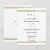 Gouden randpatroon kaart (Voorkant / Achterkant)