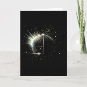 Gouden Ratio Fibonacci Wiskunde Docent Spiraalruim Kaart