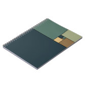 Gouden Ratio Vierkanten (Neutralen) Notitieboek (Linkerzijde)
