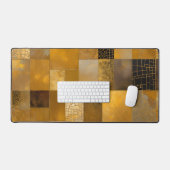 Gouden rechthoeken bureaumat (Keyboard & Muis)