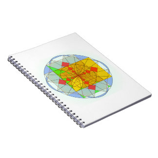 Gouden rechthoekvormen notitieboek