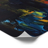 Gouden reflectie op de Autumn River Poster (Hoek)