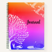 Gouden reflecties: een dagboek van stille momenten notitieboek (Voorkant)