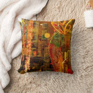 Gouden reflecties op de straten van Philadelphia Kussen