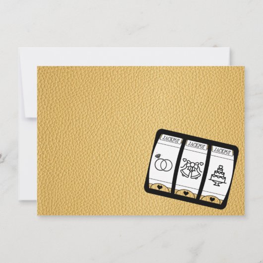 Gouden Reno bruiloft foto dank u Bedankkaart (Achterkant)