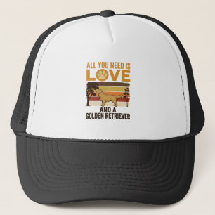 Gouden Retriever Alles wat je nodig hebt is Liefde Trucker Pet