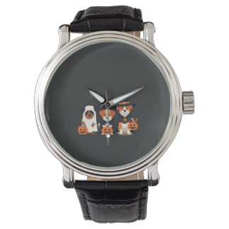 Gouden Retriever Geest Halloween Trick Or Treat Do Horloge