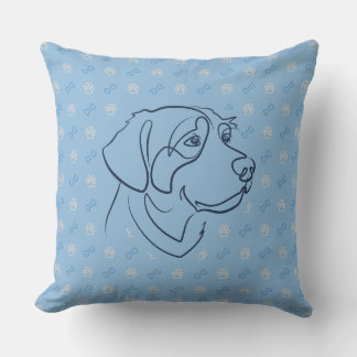 Gouden Retriever Gouden Patroon Kussen