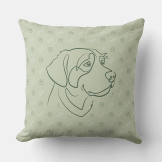 Gouden Retriever Gouden Patroon Kussen
