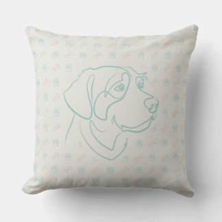 Gouden Retriever Gouden Patroon Kussen