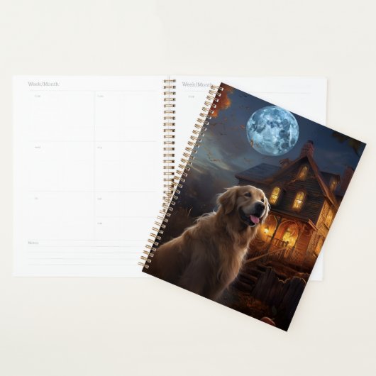 Gouden Retriever Halloween Eng Planner (Display)