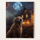 Gouden Retriever Halloween Eng Planner (Achterkant)