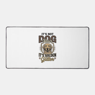 Gouden Retriever Hond Haar Vintage Grappige Shirt Bureaumat