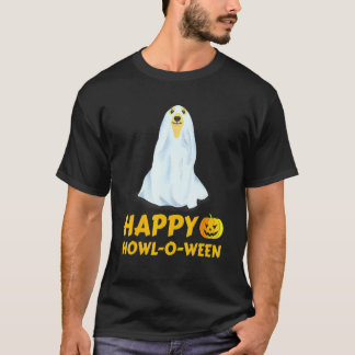 Gouden Retriever Hond Halloween Gelukkige Hoe O We T-shirt