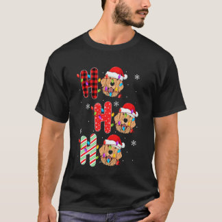 Gouden Retriever Hond Ho Ho Ho Sinterklaas Kerst L T-shirt