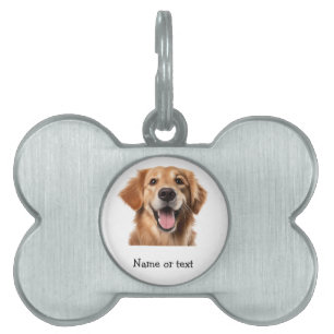 Gouden Retriever Hond Huisdier Dier Huisdieren Naamplaatje