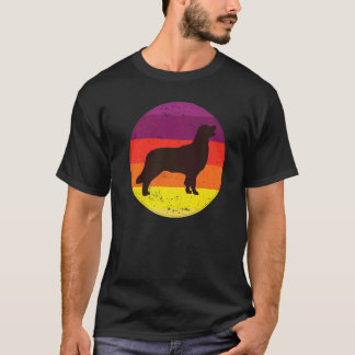 Gouden Retriever Hond Retro  9 T-shirt
