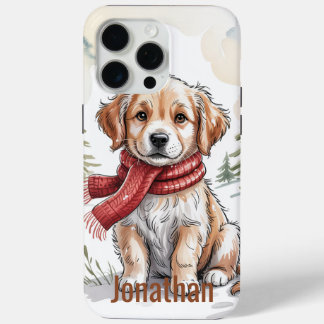 Gouden Retriever Hond Vakantie, Hond Liefhebber, W iPhone 15 Pro Max Hoesje