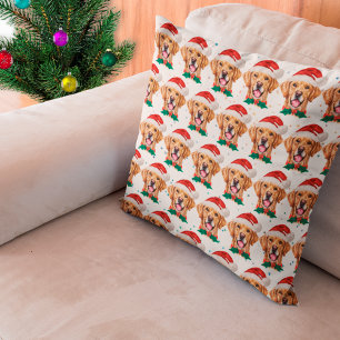 Gouden Retriever hondenras Kerstmis Kussen