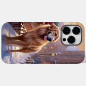 Gouden Retriever Kerstfeest Seizoen Case-Mate iPhone Case (Achterkant (horizontaal))