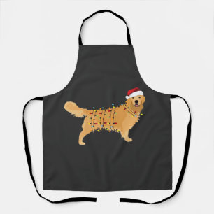 Gouden Retriever Kerstvakantie Licht Essential Schort