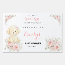 Gouden Retriever Meisje Baby Shower Retriever Tui