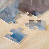 Gouden Retriever met verfvlekken Legpuzzel (Zijkant)