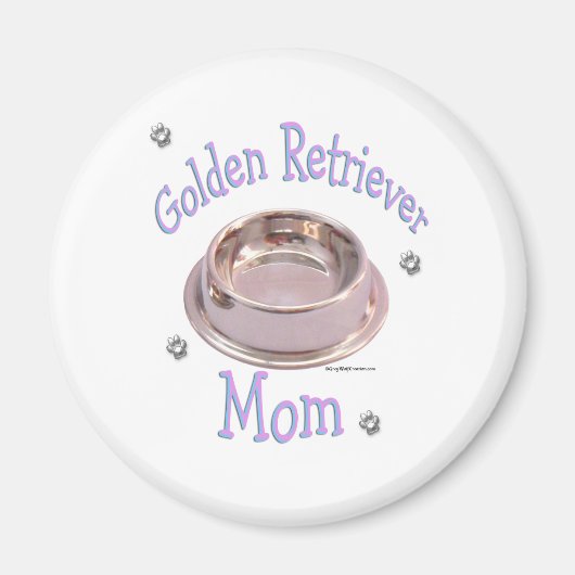 Gouden Retriever Moeder - Magneet (Voorkant)