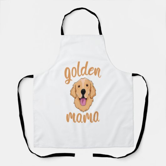 Gouden Retriever Moeder Schort (Voorkant)