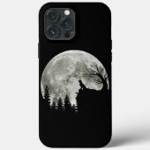 Gouden Retriever Op Berg Spooky Halloween Moon Case-Mate iPhone Case (Achterkant)