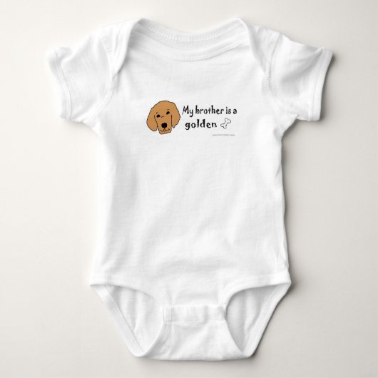 gouden retriever romper (Voorkant)