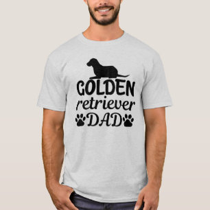 Gouden Retriever Vader Grappig Heren T-Shirt