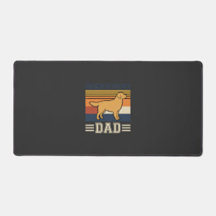Gouden Retriever Vader Retro Hond Bureaumat