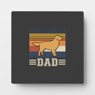 Gouden Retriever Vader Retro Hond Fotoplaat