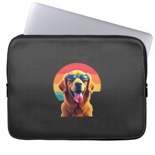 Gouden Retriever voor Kinderen Jongens Meisjes Zon Laptop Sleeve