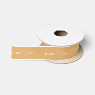 Gouden Retro Boho minimalistische vrolijke kerst Lint