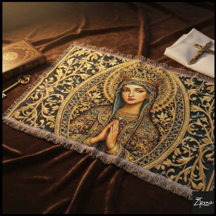 Gouden Reverentie Maagd Maria Deken