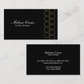 Gouden Ringen Visitekaartje (Voorkant / Achterkant)