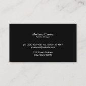 Gouden Ringen Visitekaartje (Achterkant)