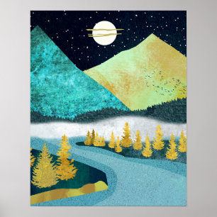 Gouden Rivier Poster