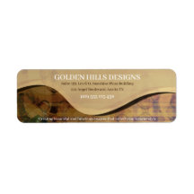 Gouden Rollende Heuvels Retouradreslabels