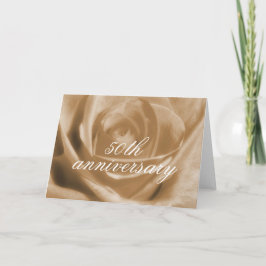 Gouden Roos 50 jaar Kaart